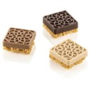 PLAQUE SILICONE 300X175 - 15 carrés mauresques  40x40xht16 mm - 23ml