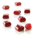 PLAQUE SILICONE 300X175 - 35 micro carrés bombés 23x23xht13 mm - 5ml