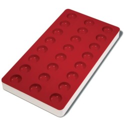 PLAQUE SILICONE 180X335 - Pâte de fruit bonbon Ø 30xht11 mm - 6ml