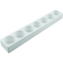 PLAQUE SILICONE 380X58 - 7 multiflex Ø 45xht25 mm - 40ml