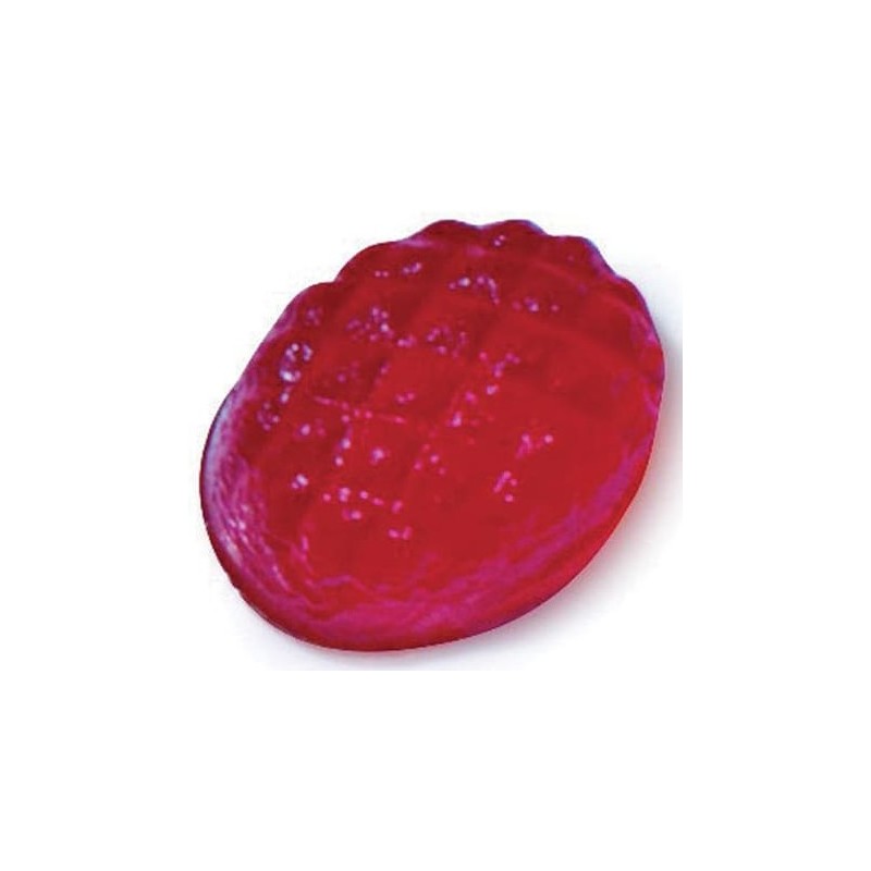 PLAQUE SILICONE 180X335 - Pâte de fruit ananas 33x23xht18 mm - 9ml
