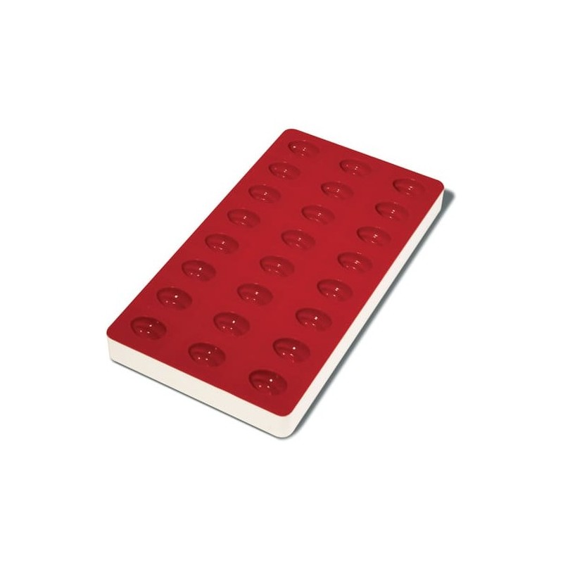 PLAQUE SILICONE 180X335 - Pâte de fruit pêche 35x25xht20 mm - 9ml