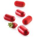 PLAQUE SILICONE 300X175 - 8 mini ovales bombés 58x29xht23 mm - 30ml
