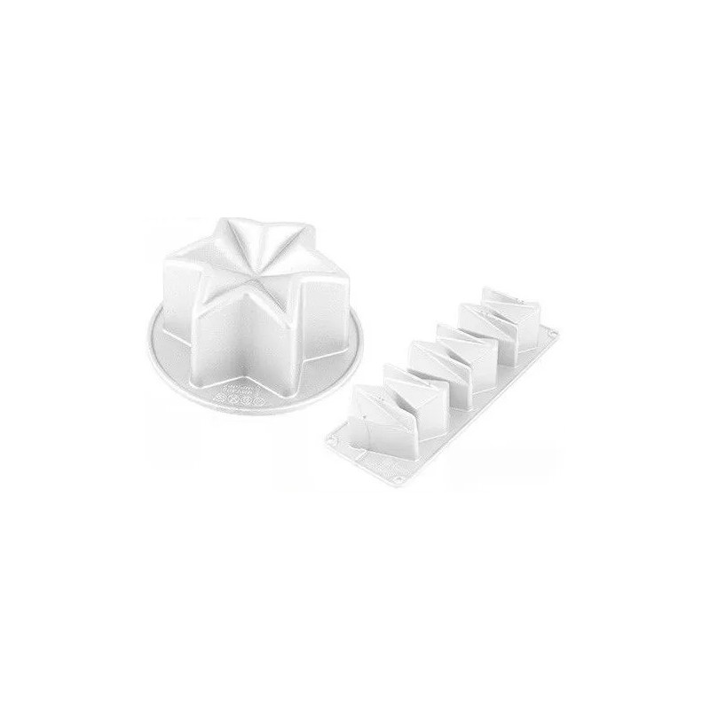 KIT MOULE SILICONE - Etoile Ø 96xht55 mm - 720ml