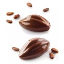 PLAQUE SILICONE 300X175 - 6 cabosses cacao 102x54xht42 mm - 115ml