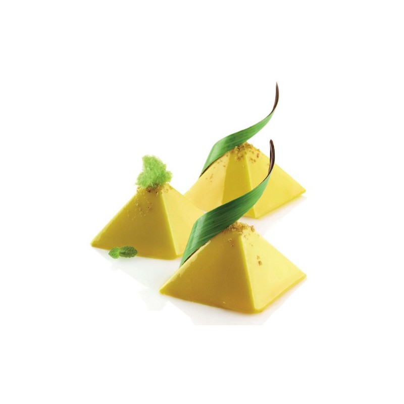 PLAQUE SILICONE 600X400 - 35 pyramides 65x65xht35 mm - 40ml