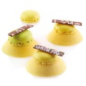 PLAQUE SILICONE 600X400 - 60 mini tartelettes Ø 44xht10 mm - 10ml