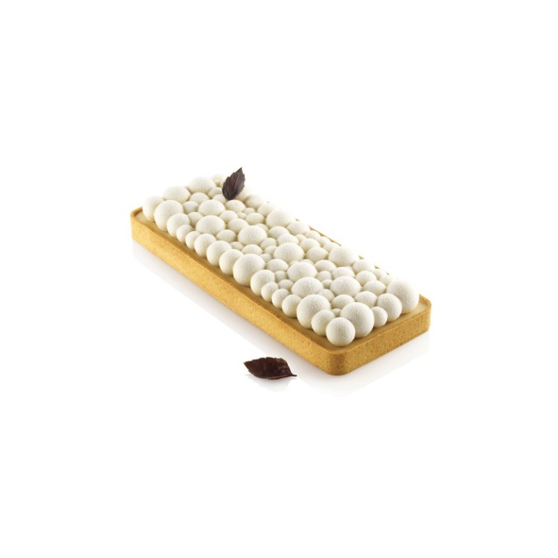 KIT MOULE SILICONE - 1 tarte rectangle bubble 265x105xht20 mm - 290ml