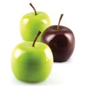PLAQUE SILICONE 300X175 - 15 mini pommes diam 39xht30 mm - 30ml