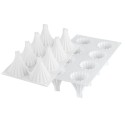 PLAQUE SILICONE 300X175 - 8 astros Ø 87xht79.5 mm - 95ml