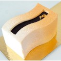 PLAQUE SILICONE 600X400 - 25 rectangles vagues 80x45xht40 mm - 130ml