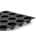 PLAQUE SILICONE 600X400 - 24 cônes anneaux Ø 70xht50 mm - 110ml
