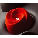 PLAQUE SILICONE 600X400 - 24 boutons de roses Ø 70xht42 mm - 130ml
