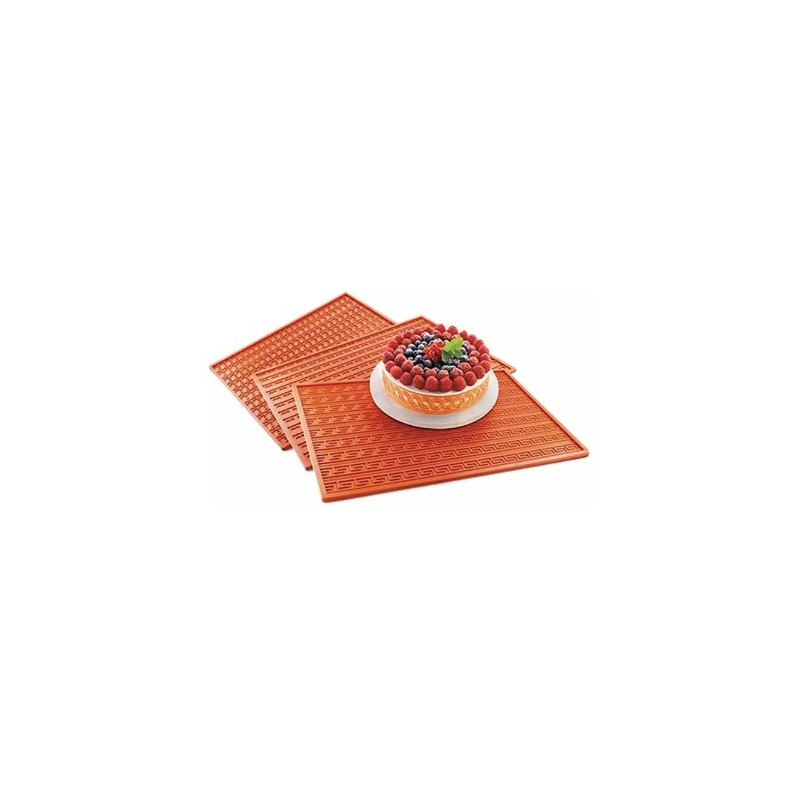 PLAQUE RELIEF SILICONE MOTIF GREC