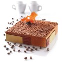 PLAQUE RELIEF SILICONE - Motif café 585x385 mm