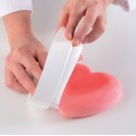 KIT MOULE SILICONE - 1 cœur bombé amore 142x137xht50 mm - 600ml