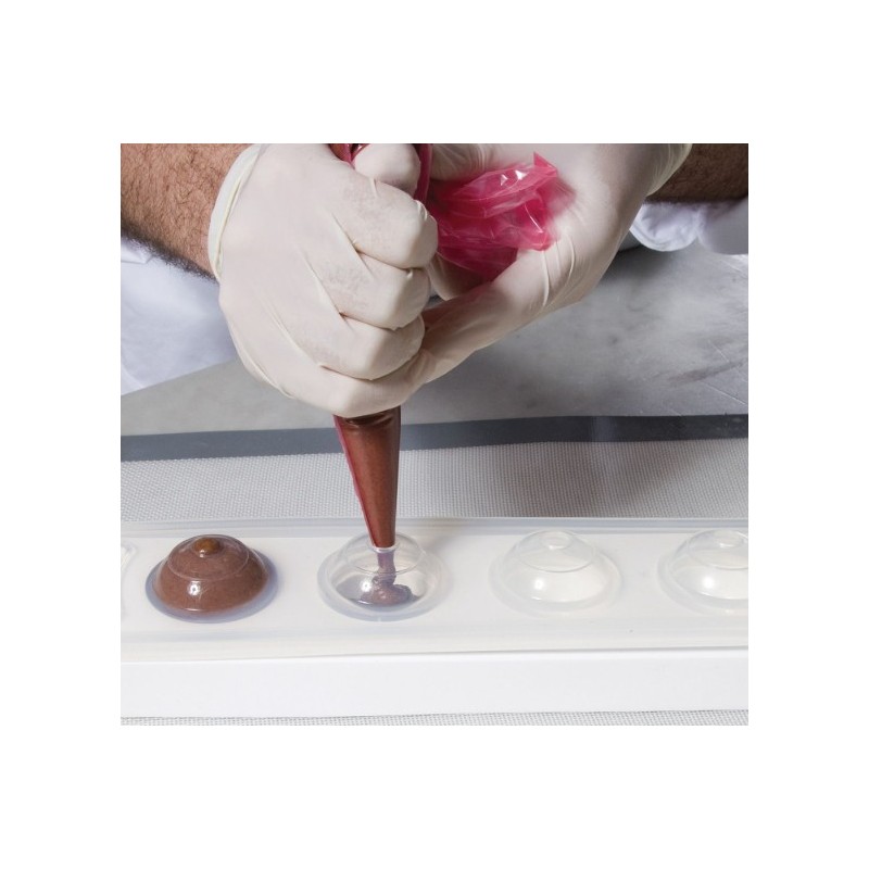 MOULE 3D SILICONE - 5 sphères Ø 48 mm - 58ml
