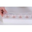 MOULE 3D SILICONE - 5 oeufs Ø 50xht73 mm - 100ml