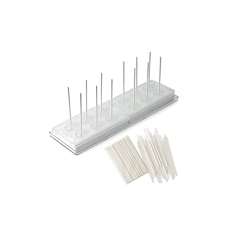 MOULE 3D SILICONE - 12 sphères sucettes Ø 28 mm - 11.5ml