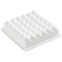 MOULE SILICONE - 1 carré bubble 180x180xht50 mm - 1.4L