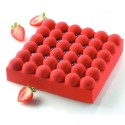 MOULE SILICONE - 1 carré bubble 180x180xht50 mm - 1.4L
