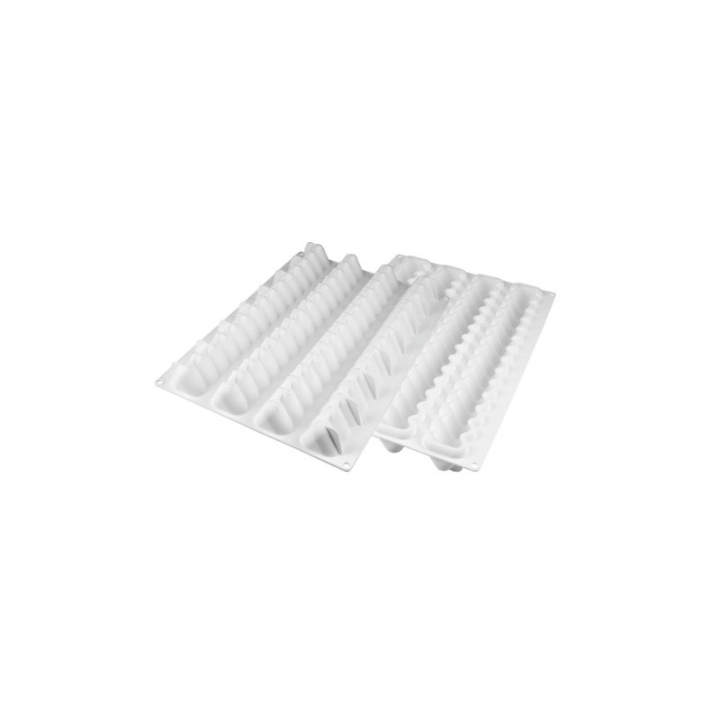 PLAQUE SILICONE 388X288 - 4 moules trilogy 375x46xht51 mm - 2000ml