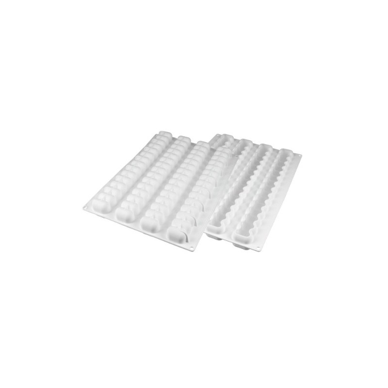 PLAQUE SILICONE 388X288 - 4 moules galaxy 375x42xht42 mm - 2000ml