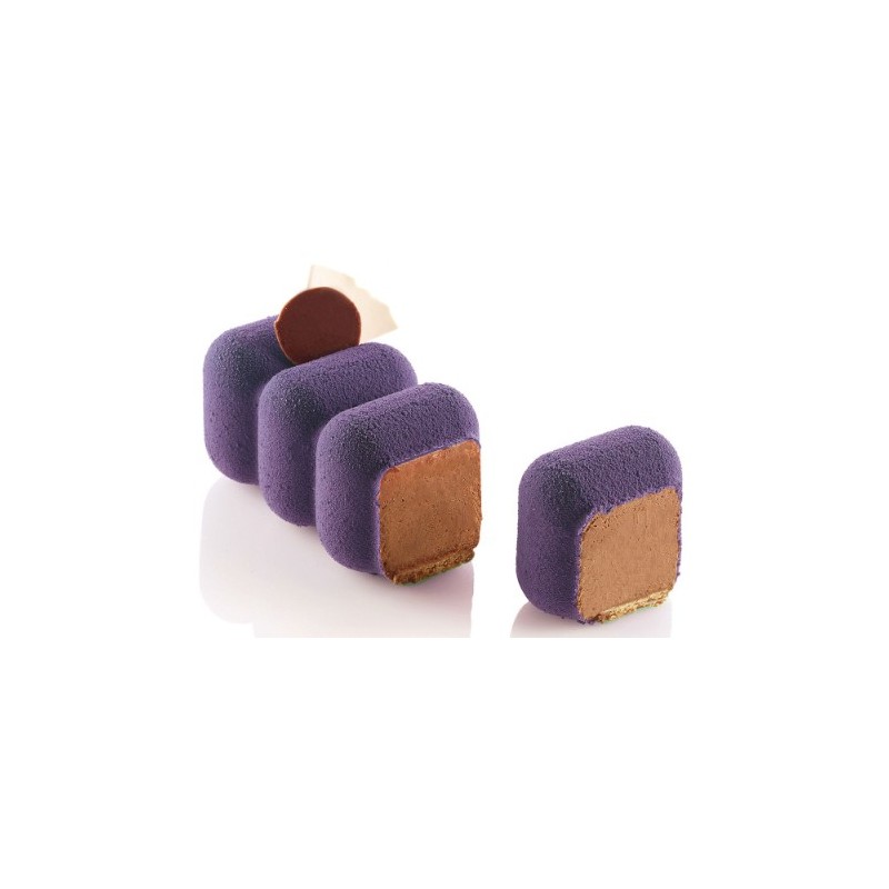 PLAQUE SILICONE 388X288 - 4 moules galaxy 375x42xht42 mm - 2000ml