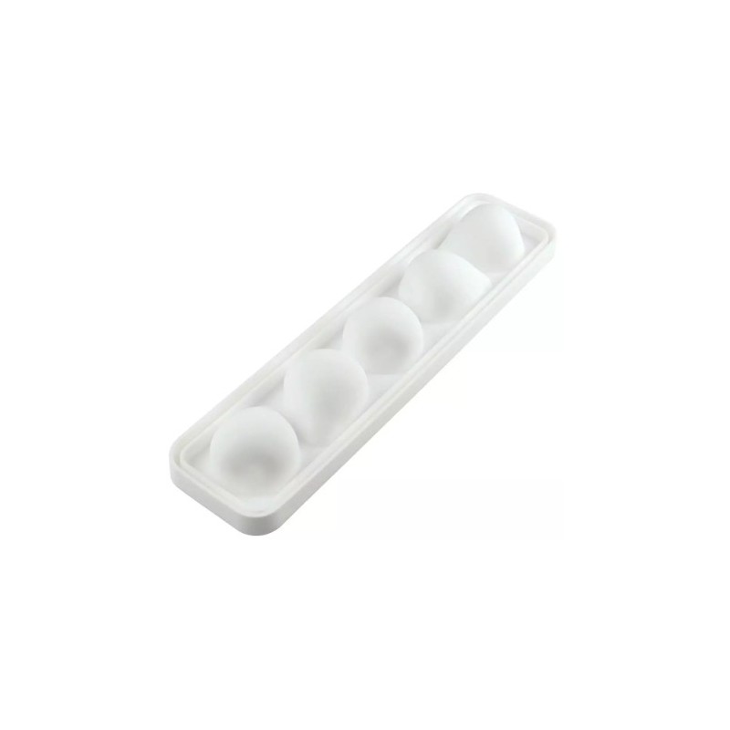 KIT MOULE SILICONE - 5 fraises 60x77xht54 mm - 120ml