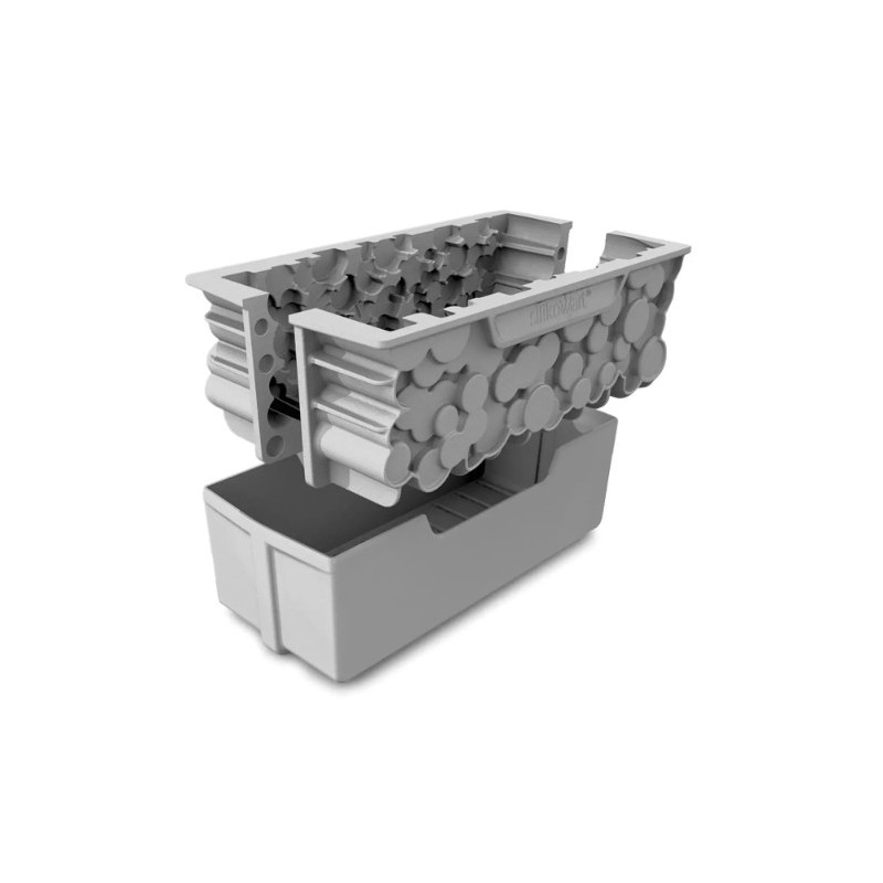 MOULE SILICONE - 1 bûche woody 221x89xht76 mm - 1100ml