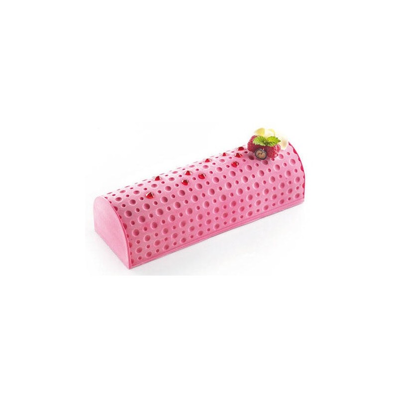 TAPIS DECOR SILICONE - Imprimé pois 250x185xht2.5 mm