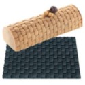 TAPIS DECOR SILICONE - Imprimé tressé 250x185xht4 mm