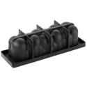 MOULE SILICONE BUCHE - Décor atomic 250x80xht80 mm - 1200ml