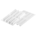 PLAQUE SILICONE 300X175 - 8 truffles éclairs 130x30.5xht27.5 mm - 75m