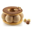 PLAQUE SILICONE 300X175 - 6 couronnes de truffes Ø 82xht29 mm - 92ml