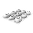 PLAQUE SILICONE 300X175 - 9 judi 75x40xht25 mm - 40ml