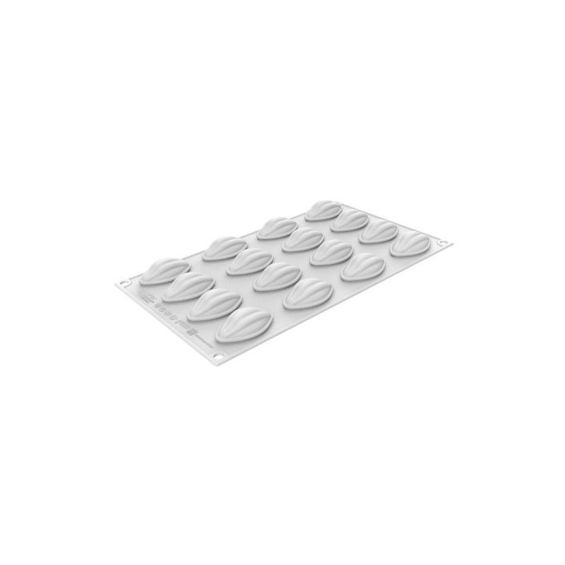 PLAQUE SILICONE 300X175 - 16 cabosses cacao 50x28xht19 mm - 12.5ml