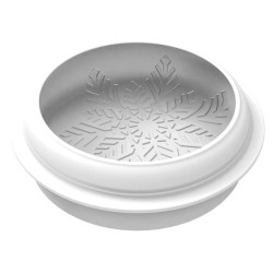 MOULE SILICONE - 1 flocon Ø 170xht53 mm - 1100ml