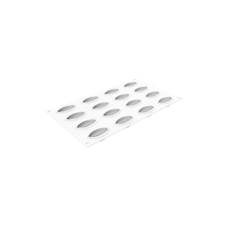 PLAQUE SILICONE 300X175 - 16 cabosses cacao 50x28xht19 mm - 12.5ml