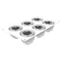 PLAQUE SILICONE 300X175 - 6 syrio Ø 68xht58 mm - 120ml