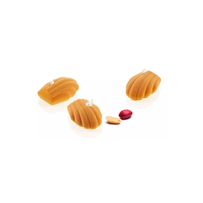 PLAQUE SILICONE 300X175 - 18 madeleines 44.5x32.5xht16 mm - 13ml