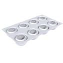PLAQUE SILICONE 300X175 - 8 fleurs kiku Ø 58xht37 - 70ml