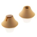 PLAQUE SILICONE 300X175 - 6 volcans vesuvio Ø 80xht40 mm - 85ml