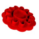 PLAQUE SILICONE 300X175 - 8 fleurs daisy Ø 58xht41 mm - 62ml