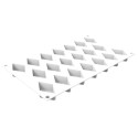 PLAQUE SILICONE 300X175 - 20 losanges 53x33xht18 mm - 16ml