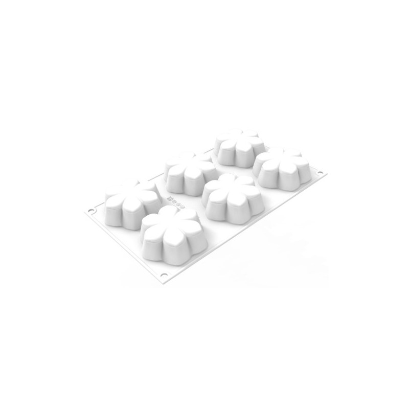 PLAQUE SILICONE 300X175 - 8 fleurs hana Ø 72xht30 mm - 87ml