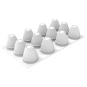 PLAQUE SILICONE 300X175 - 12 œufs Ø 46xht63 mm - 70ml