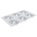 KIT PLAQUE SILICONE - 6 tartelettes bloom Ø 80xht20 mm