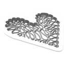 KIT MOULE SILICONE - 1 cœur level heart 210x173xht21 mm - 580ml