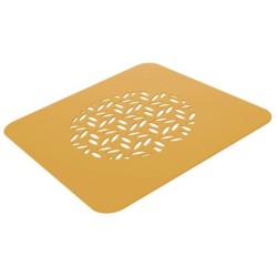 POCHOIR SILICONE - Motif feuilles Ø 100xht1 mm (lot de 2)